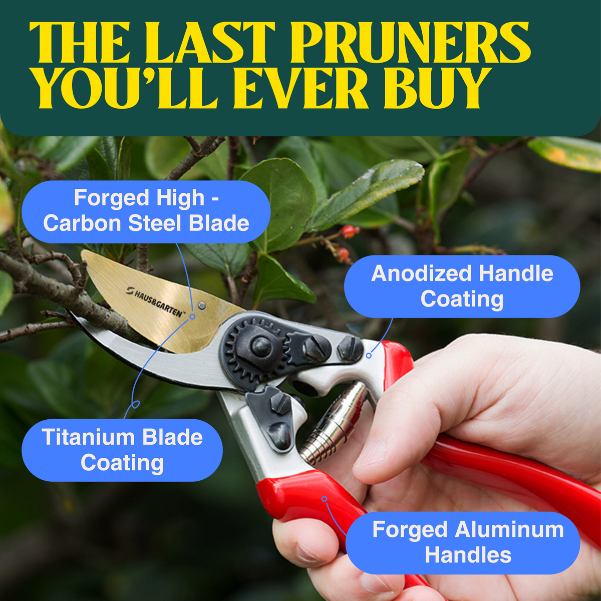 EnduroPRO Ergonomic Bypass Pruners