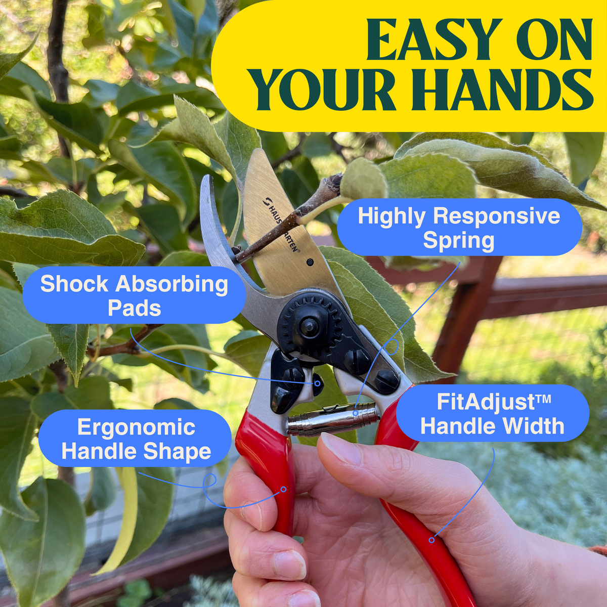 EnduroPRO Ergonomic Bypass Pruners