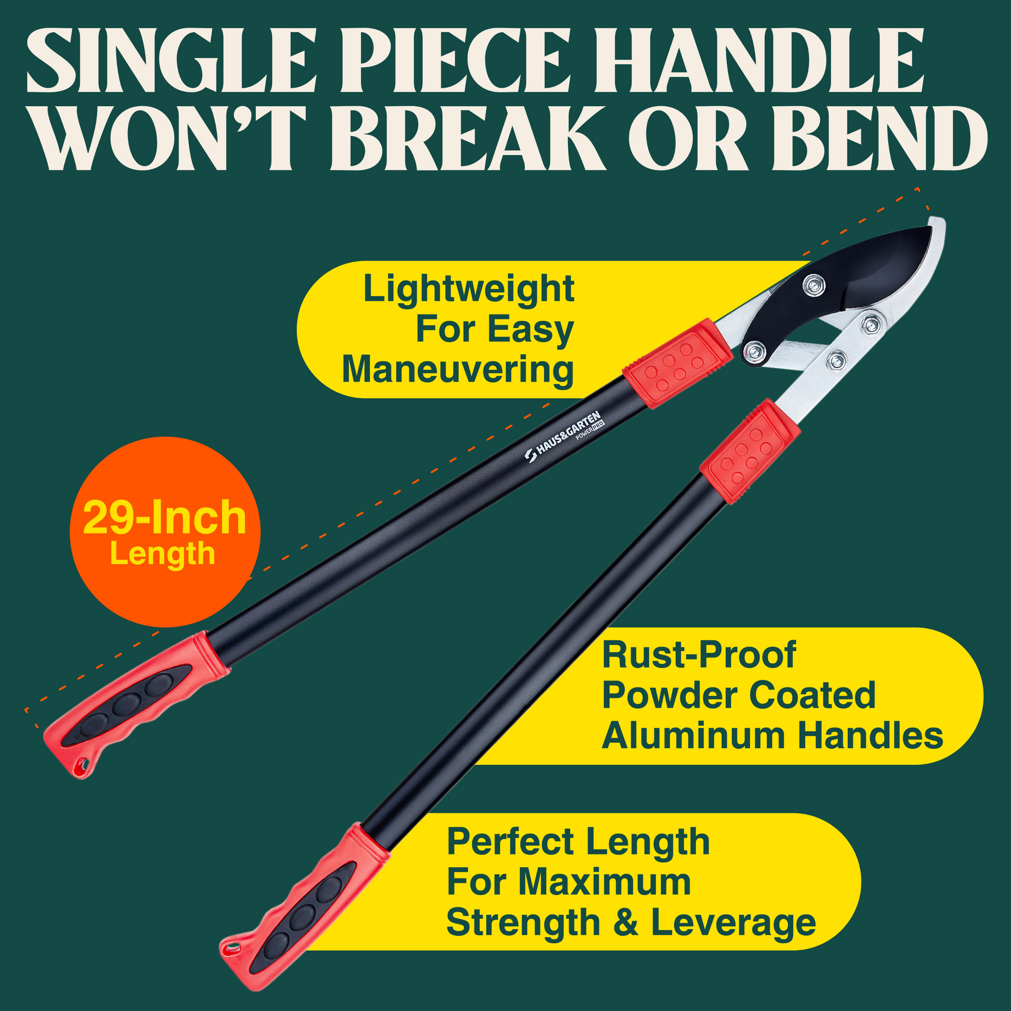 PowerPRO Compound Action Bypass Loppers - Haus & Garten®