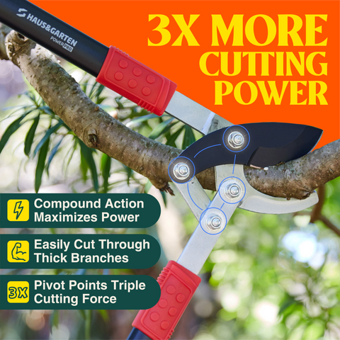 PowerPRO Compound Action Bypass Loppers - Haus & Garten®