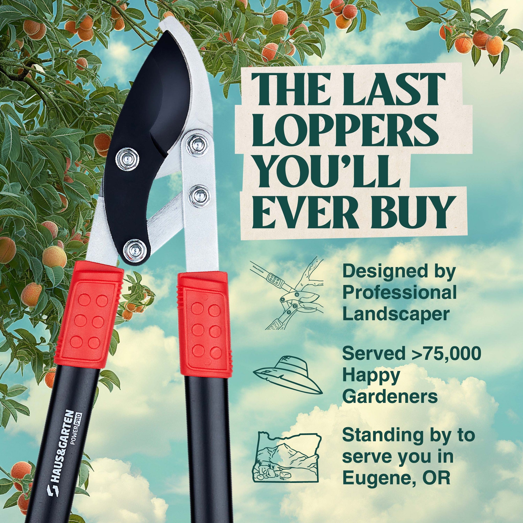 PowerPRO Compound Action Bypass Loppers - Haus & Garten®