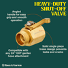 Heavy-Duty Brass Shut Off Valve