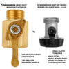 Haus & Garten Heavy-Duty Brass Shut Off Valve